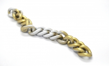 REF: 350G/ALL/V  OURO/BRANCO